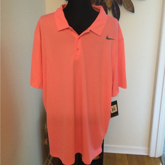 Nike Mens polo Pink NWT size XXL - Picture 5 of 7